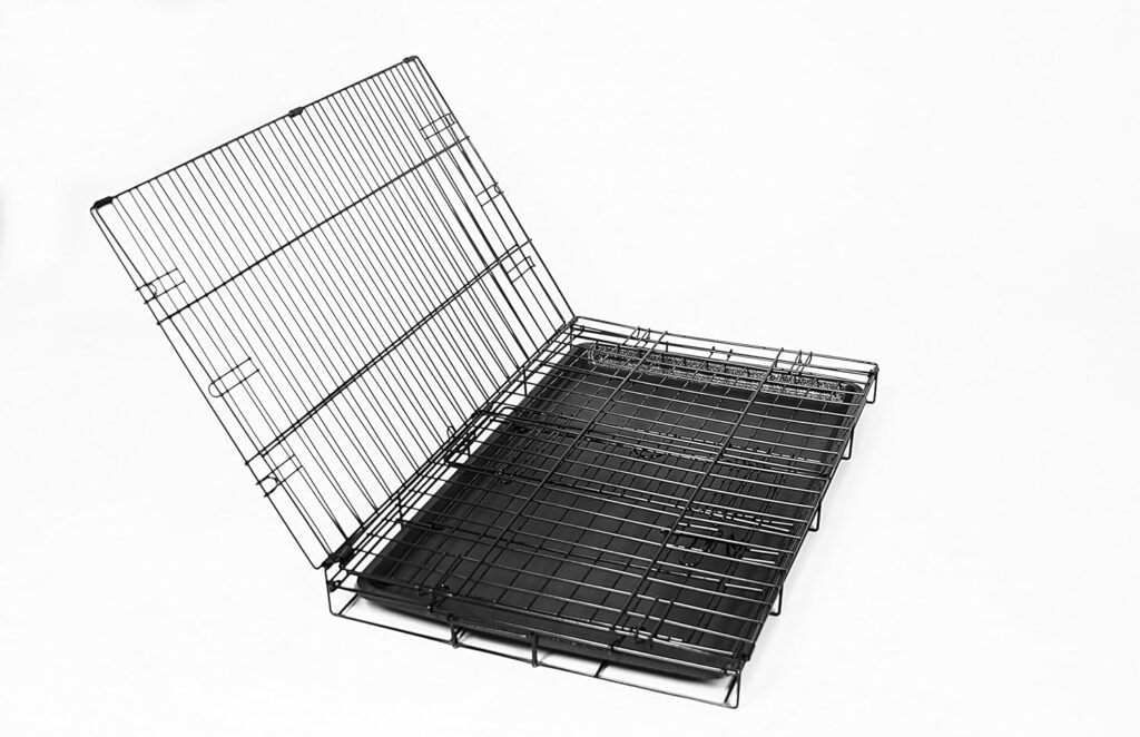 Carlson Pet Products Secure and Foldable Single Door Metal Dog Crate, Large
