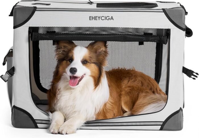 EHEYCIGA Collapsible Small Dog Crate Review