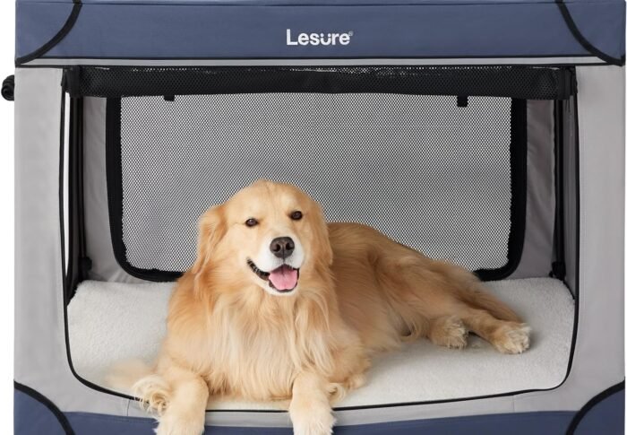 Lesure Soft Collapsible Dog Crate 42 Inch review