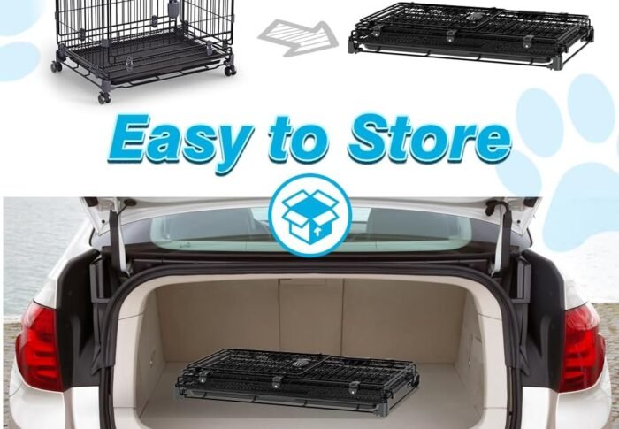 24 inch Dog Crate with Wheels Review